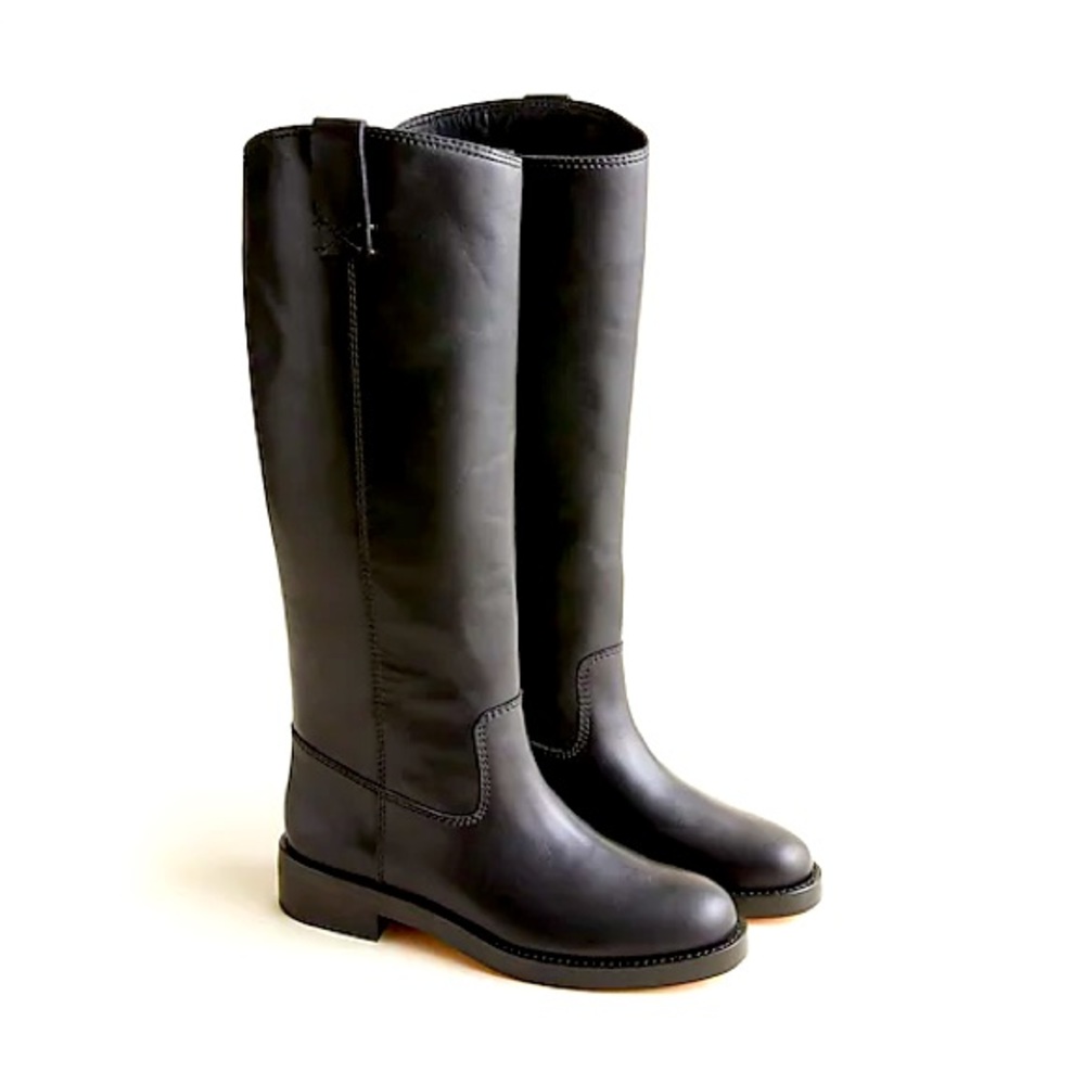 Knee-high Leather Riding Boots from JCrew
